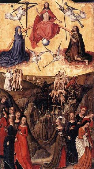 unknow artist Last Judgment anf the Wise and Foolish Virgins Spain oil painting art